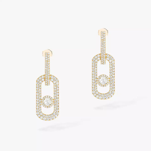 [Ornora Jewelry]So Move XL Pave_-Set Diamond Pendant Earrings