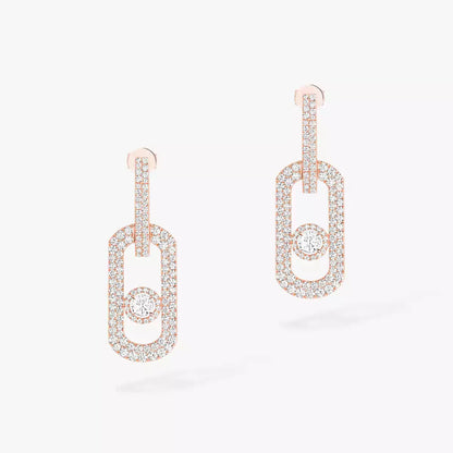 [Ornora Jewelry]So Move XL Pave_-Set Diamond Pendant Earrings