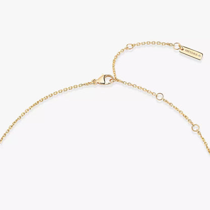 [Ornora Jewelry]Lucky Eye Diamond Necklace in Rose Gold and Turquoise