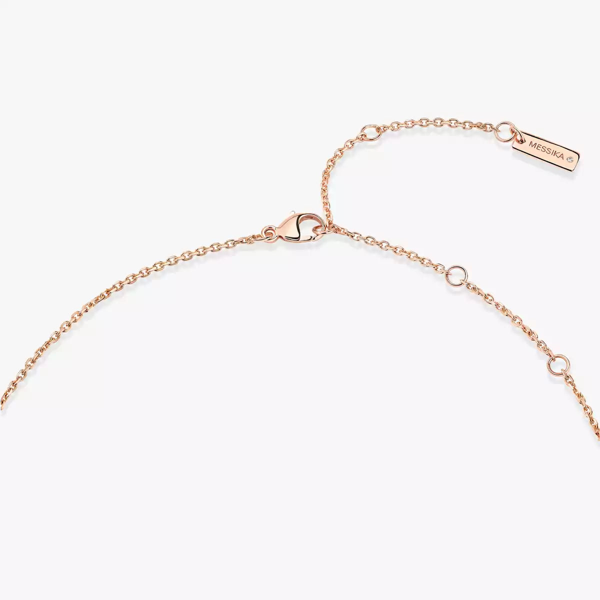 [Ornora Jewelry]Lucky Eye Diamond Necklace in Rose Gold and Turquoise