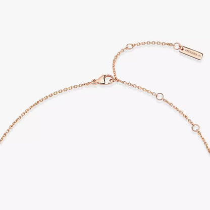 [Ornora Jewelry]Lucky Eye Diamond Necklace in Rose Gold and Turquoise