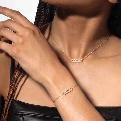 [Ornora Jewelry]Pavé Baby Move Diamond Bracelet