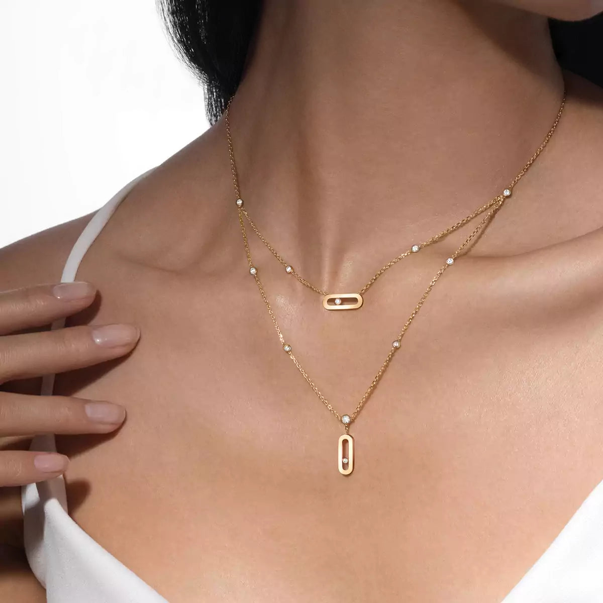 [Ornora Jewelry] Move Uno Diamond Necklace