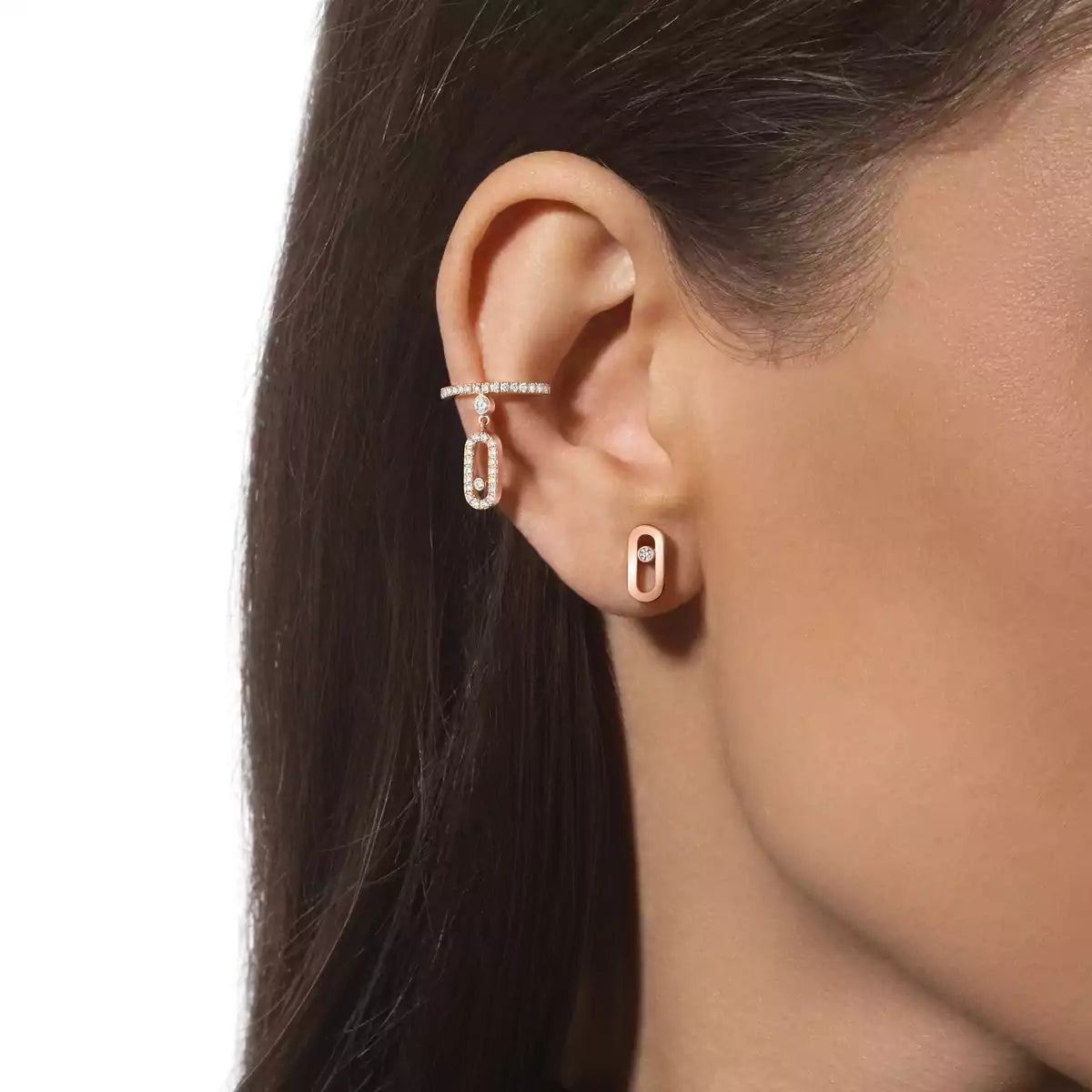 [Ornora Jewelry]Move Uno Diamond Stud Earrings