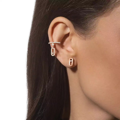 [Ornora Jewelry]Move Uno Diamond Stud Earrings