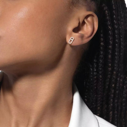 [Ornora Jewelry]Move Uno Diamond Earrings