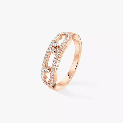 [Ornora Jewelry] Baby Move Gold Diamond Pave_ Ring