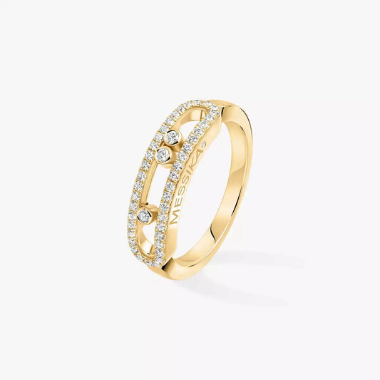 [Ornora Jewelry] Baby Move Gold Diamond Pave_ Ring