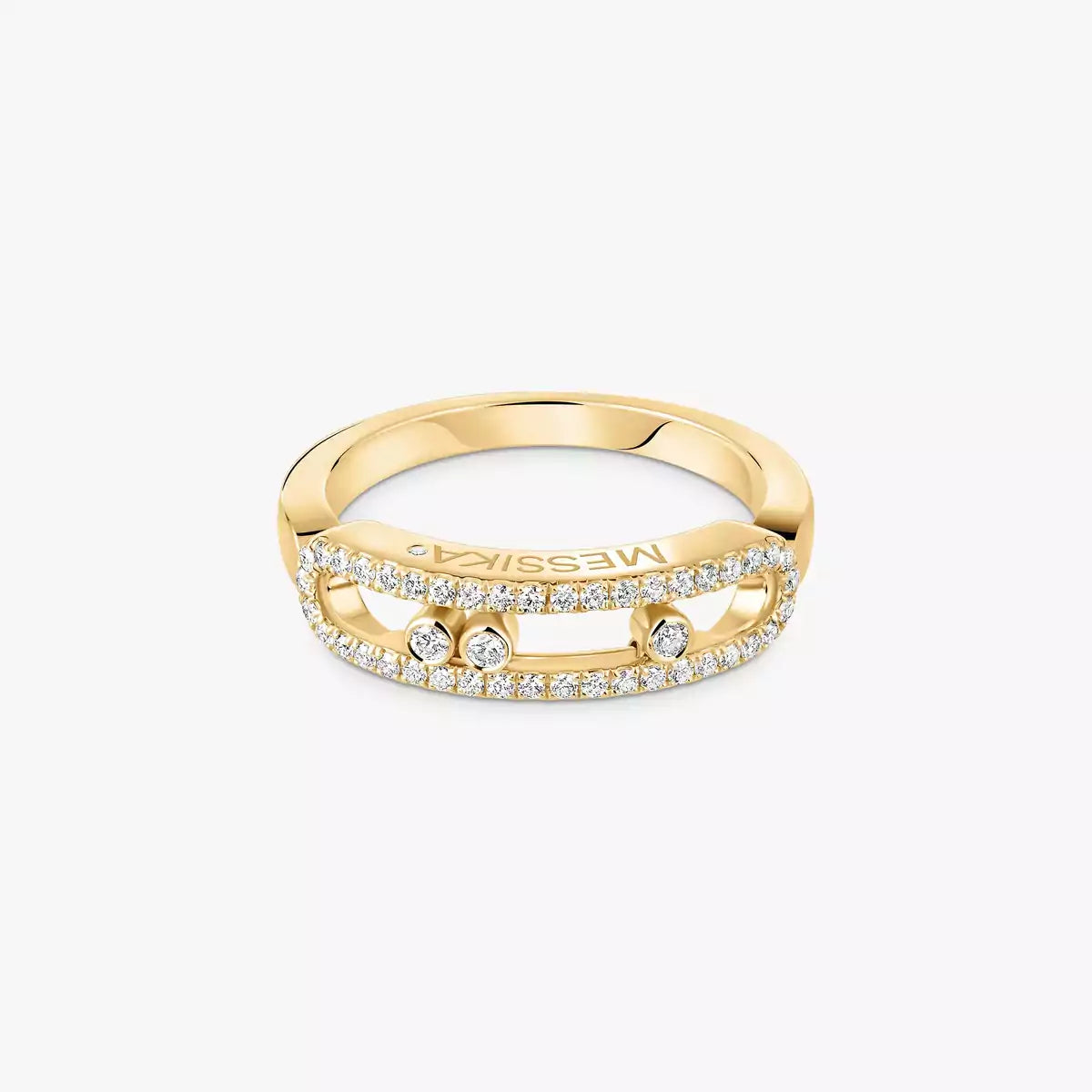 [Ornora Jewelry] Baby Move Gold Diamond Pave_ Ring