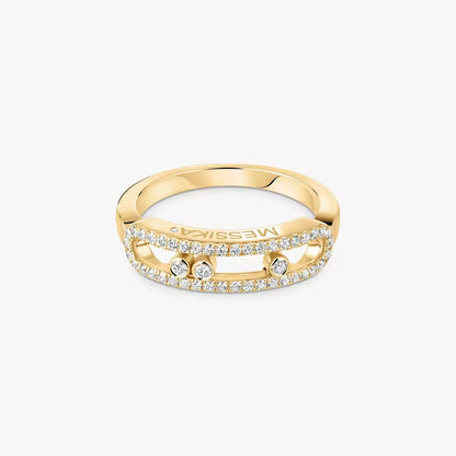 [Ornora Jewelry] Baby Move Gold Diamond Pave_ Ring