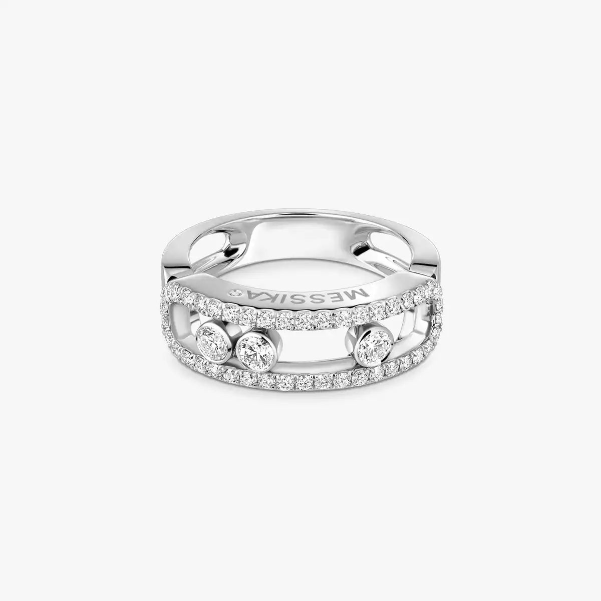 [Ornora Jewelry] Move Gold Diamond Pave_ Ring