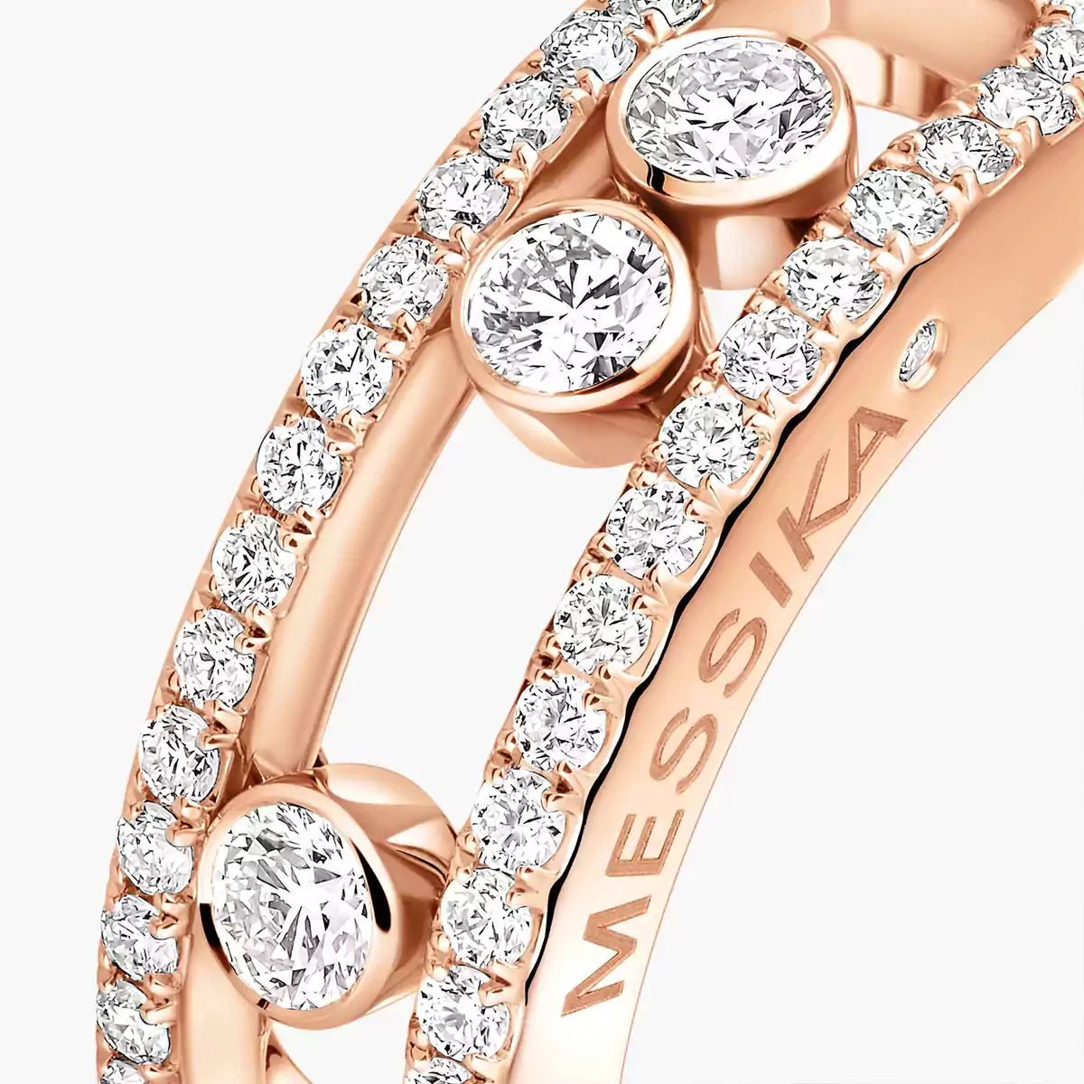 [Ornora Jewelry] Move Gold Diamond Pave_ Ring