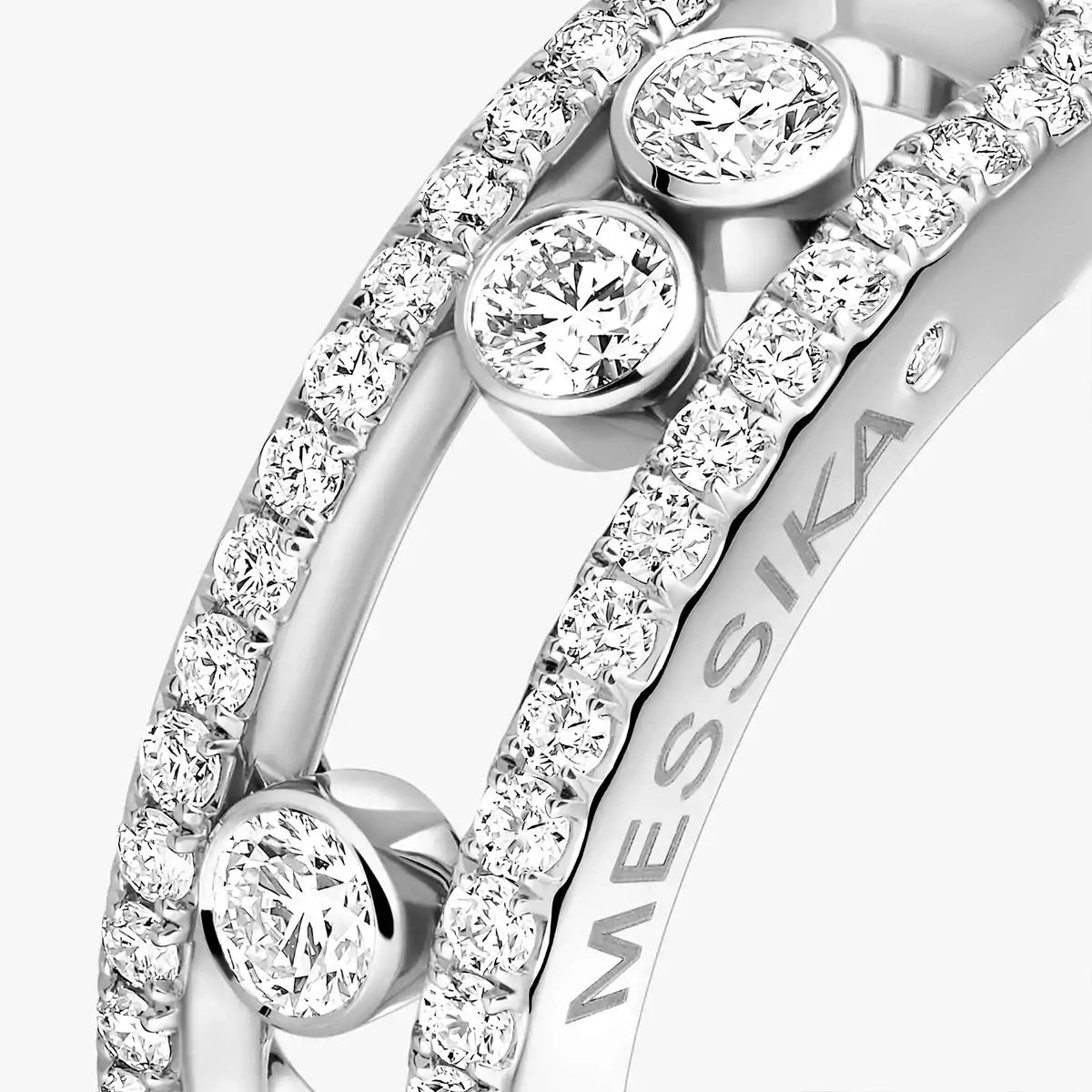 [Ornora Jewelry] Move Gold Diamond Pave_ Ring