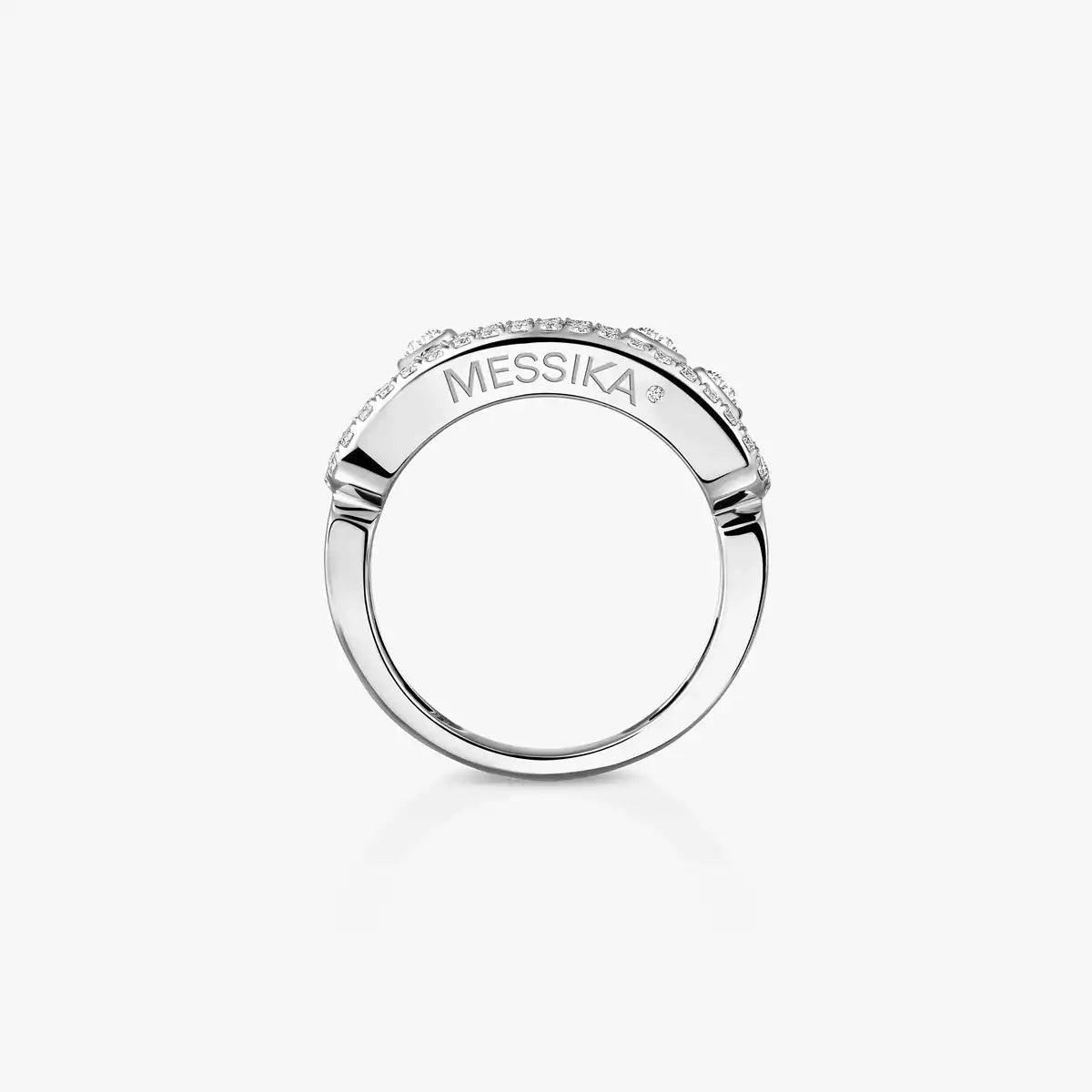 [Ornora Jewelry] Move Gold Diamond Pave_ Ring