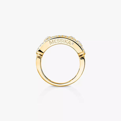 [Ornora Jewelry] Move Gold Diamond Pave_ Ring