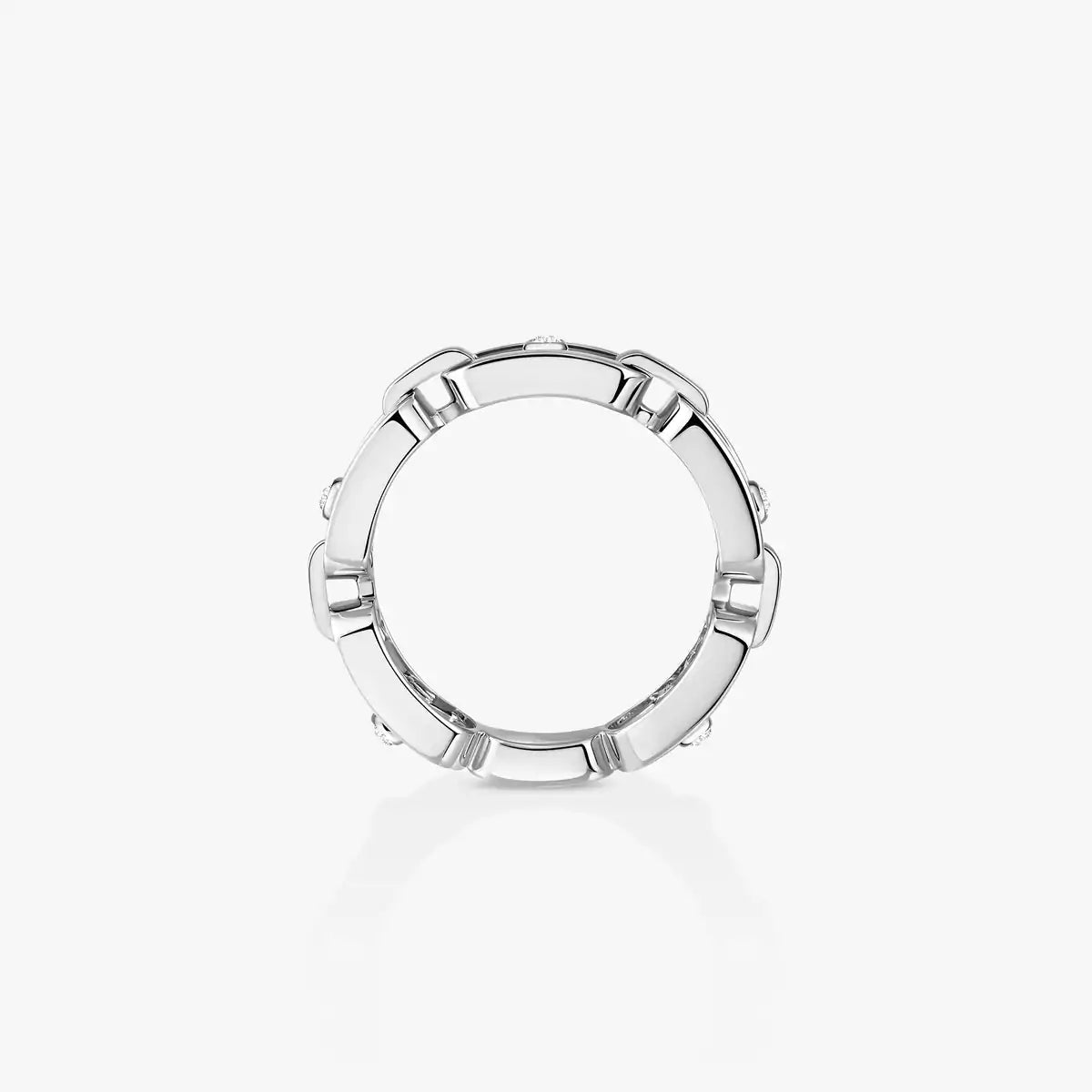 [Ornora Jewelry]Move Link Pave_-Set Diamond Ring in Gold