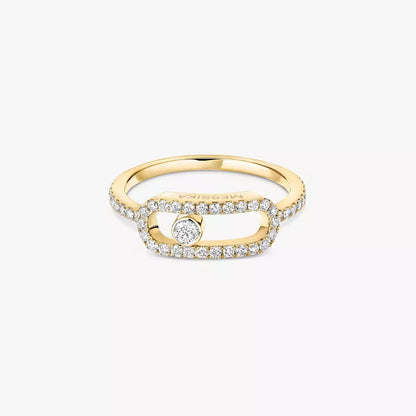 [Ornora Jewelry]Move Uno Diamond Ring in Gold