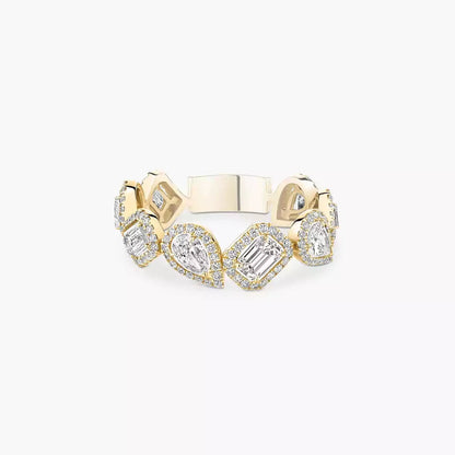 [Ornora Jewelry]Diamond Wedding Ring My Twin