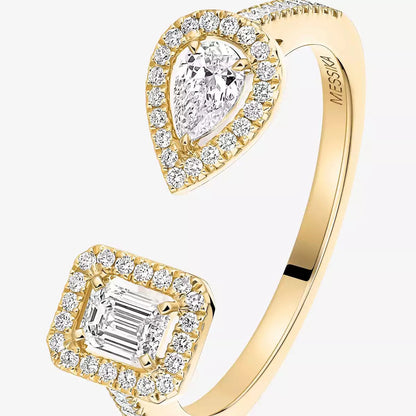 [Ornora Jewelry]My Twin Toi Gold Diamond Ring