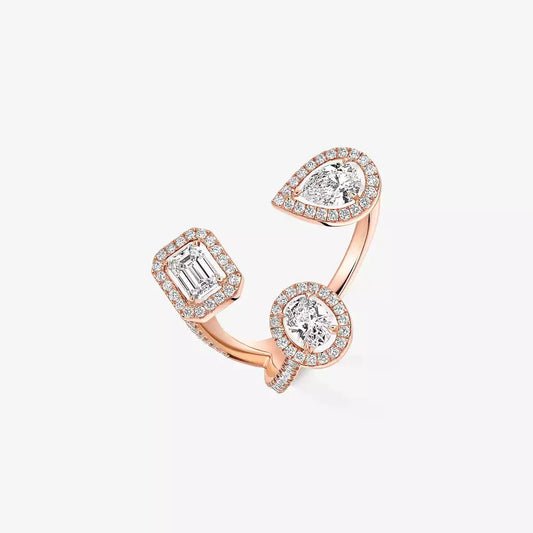 [[Ornora Jewelry] Diamond Ring 0,25ct My Twin Trilogy