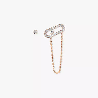 [Ornora Jewelry]Move Uno Diamond Earrings
