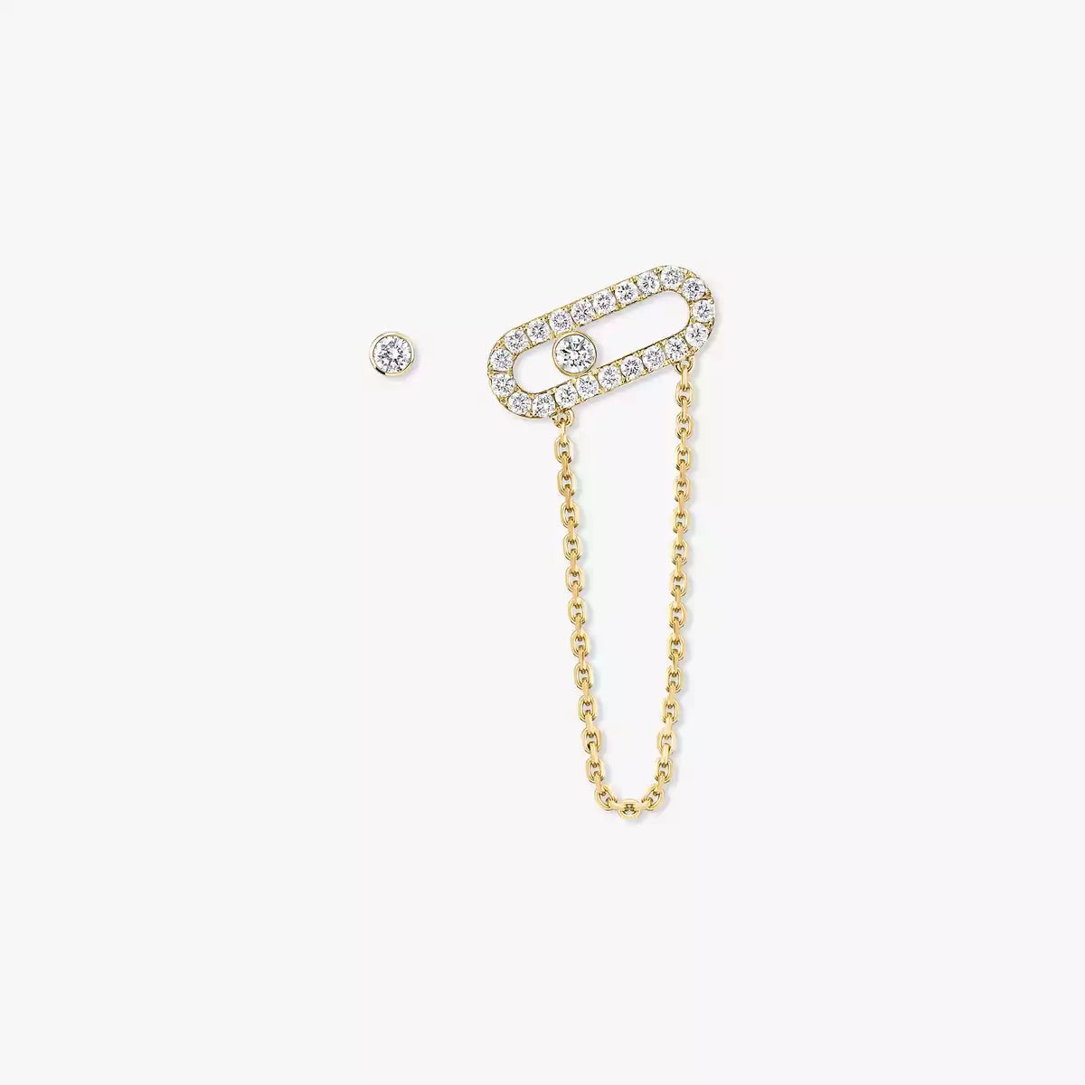 [Ornora Jewelry]Move Uno Diamond Earrings
