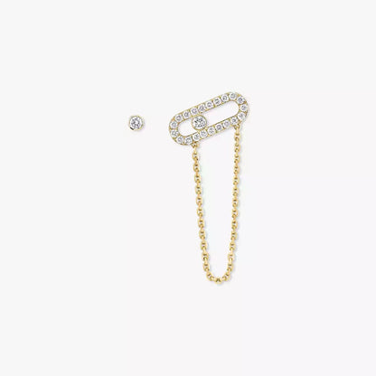 [Ornora Jewelry]Move Uno Diamond Earrings