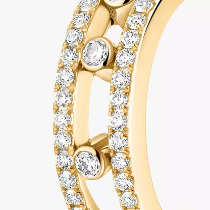 [Ornora Jewelry]Diamond Pave_ Hoop Earrings Move