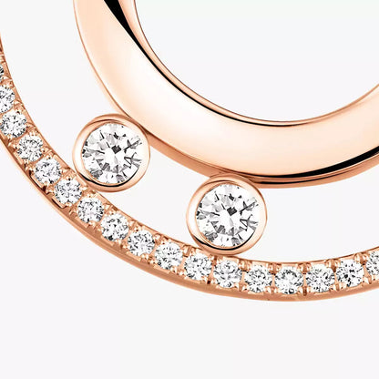 [Ornora Jewelry]Move Romane Small Diamond Hoop Earrings