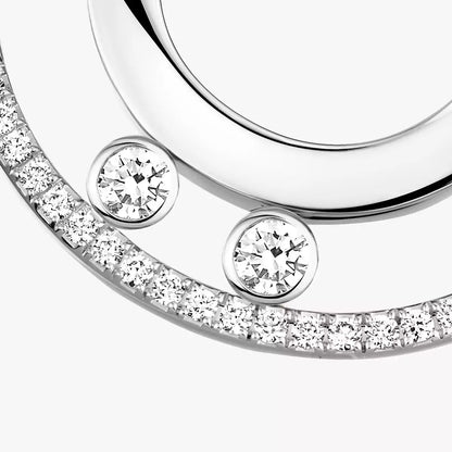 [Ornora Jewelry]Move Romane Small Diamond Hoop Earrings