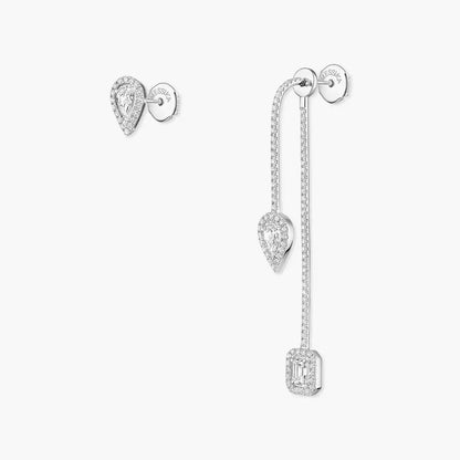 [Ornora Jewelry]Diamond Drop Earrings My Twin