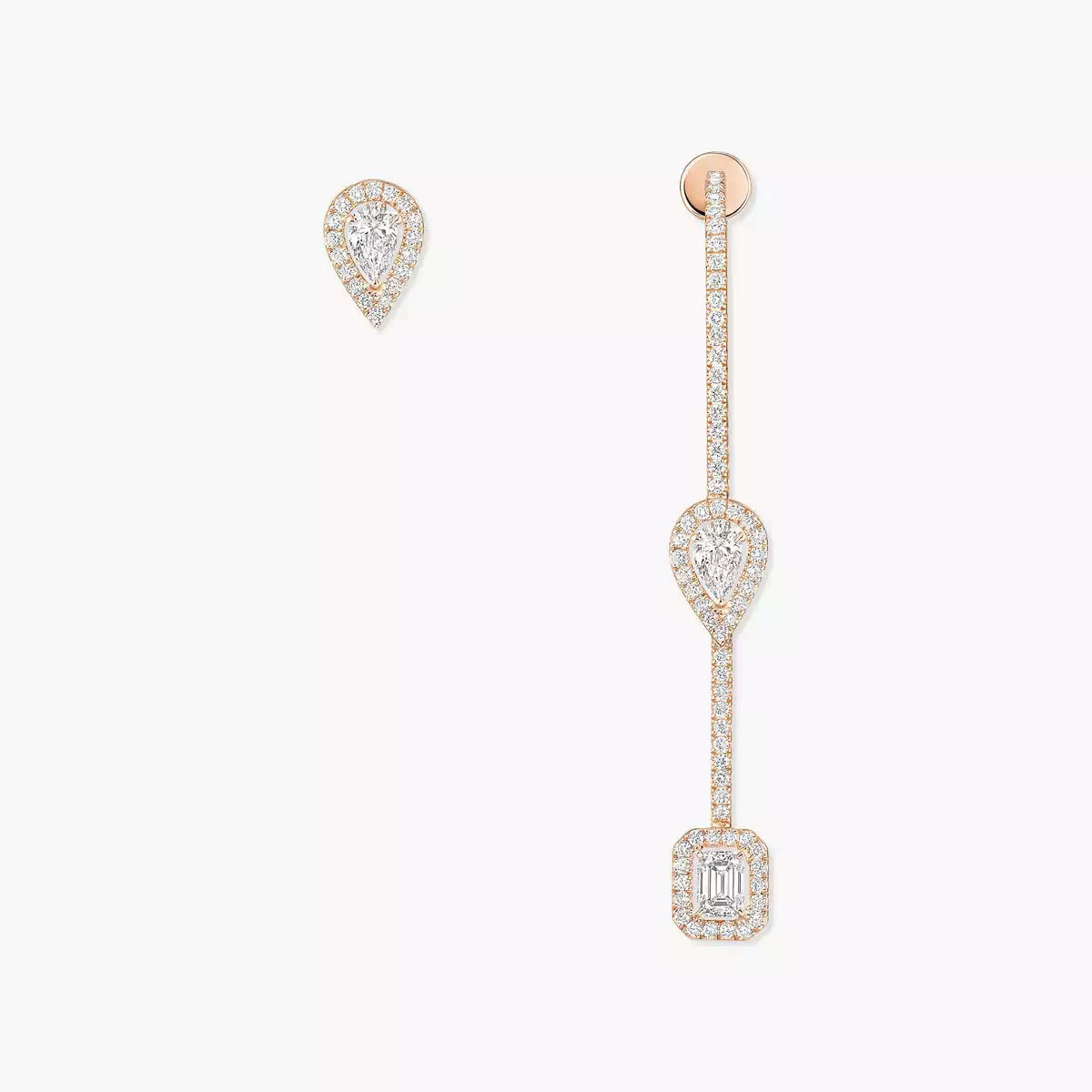 [Ornora Jewelry]Diamond Drop Earrings My Twin