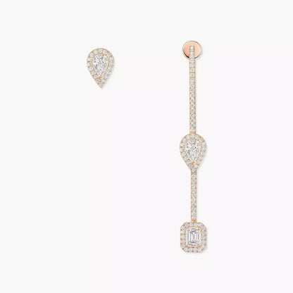 [Ornora Jewelry]Diamond Drop Earrings My Twin