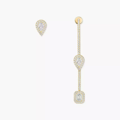 [Ornora Jewelry]Diamond Drop Earrings My Twin