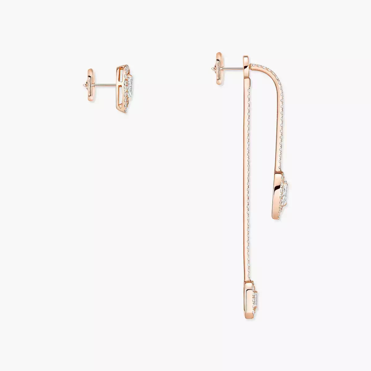[Ornora Jewelry]Diamond Drop Earrings My Twin