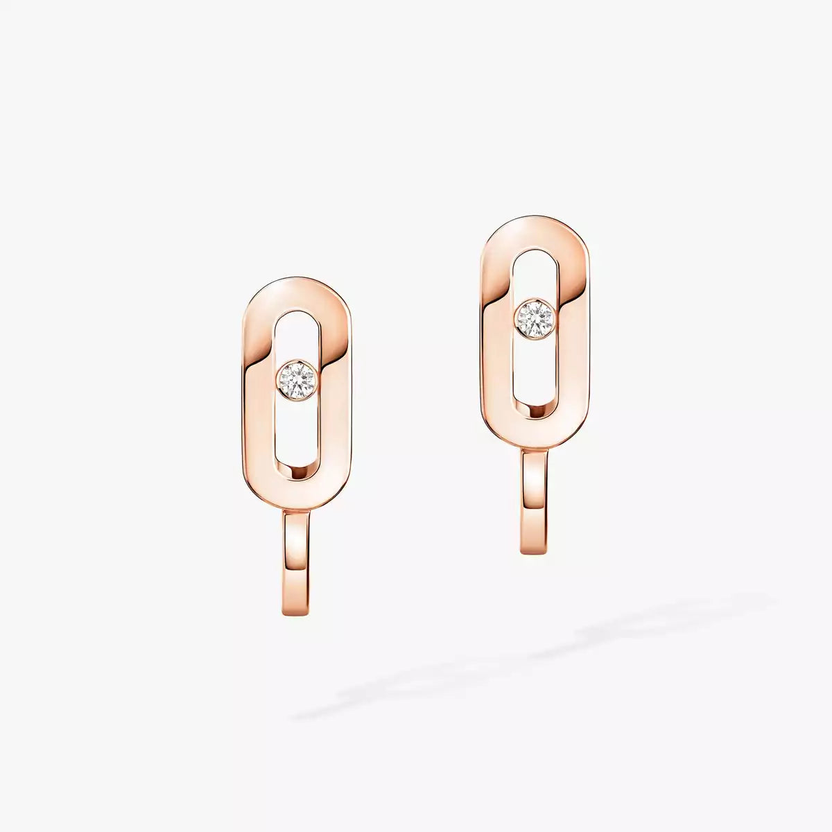 [Ornora Jewelry]Diamond Mini Hoop Earrings Move Classique