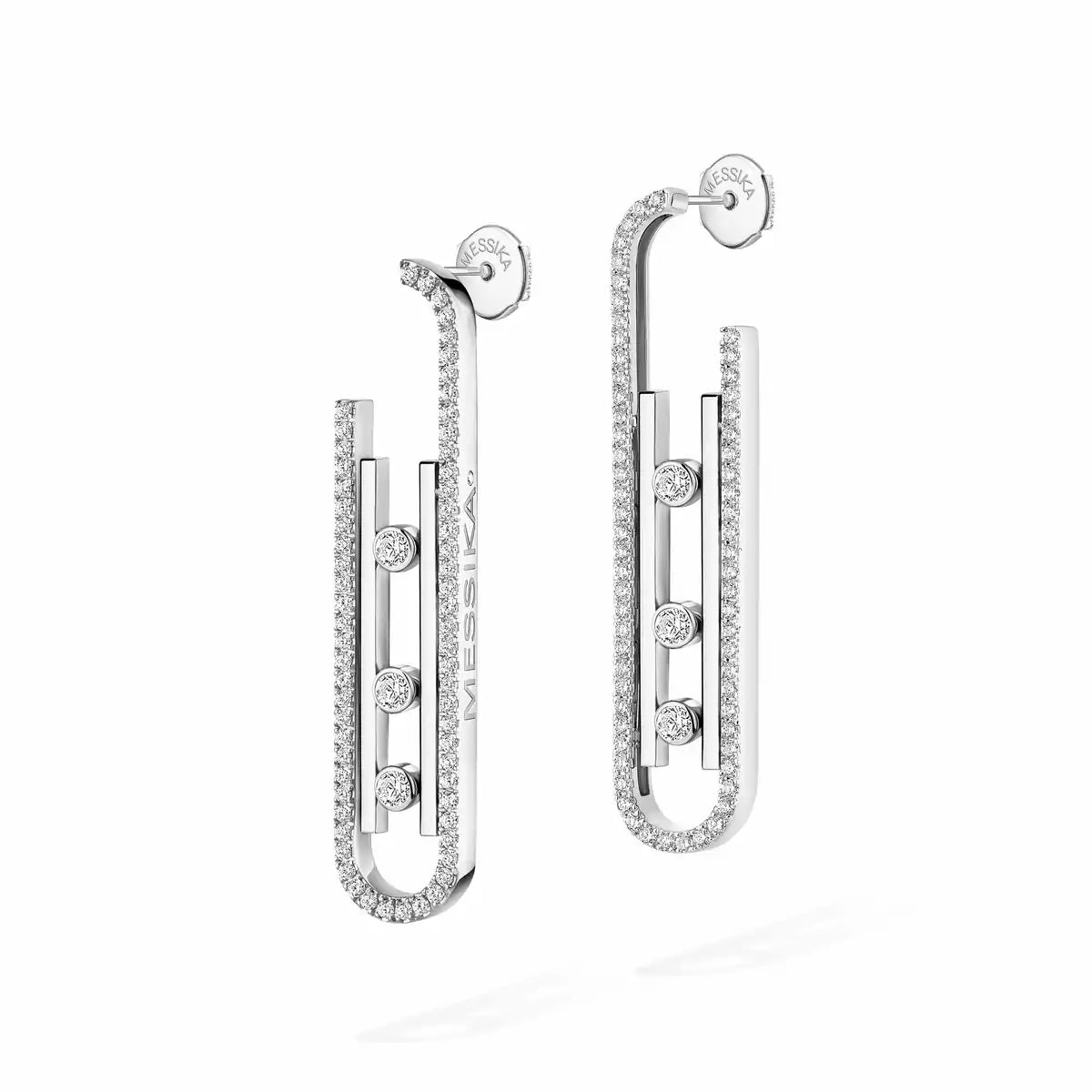 [Ornora Jewelry]Diamond Pendant Earrings Move 10Th