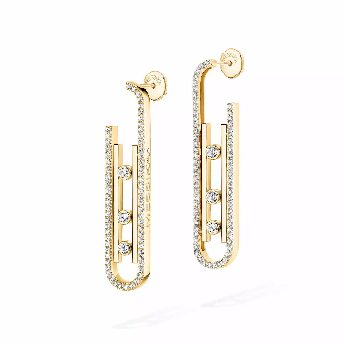 [Ornora Jewelry]Diamond Pendant Earrings Move 10Th