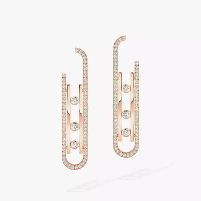 [Ornora Jewelry]Diamond Pendant Earrings Move 10Th