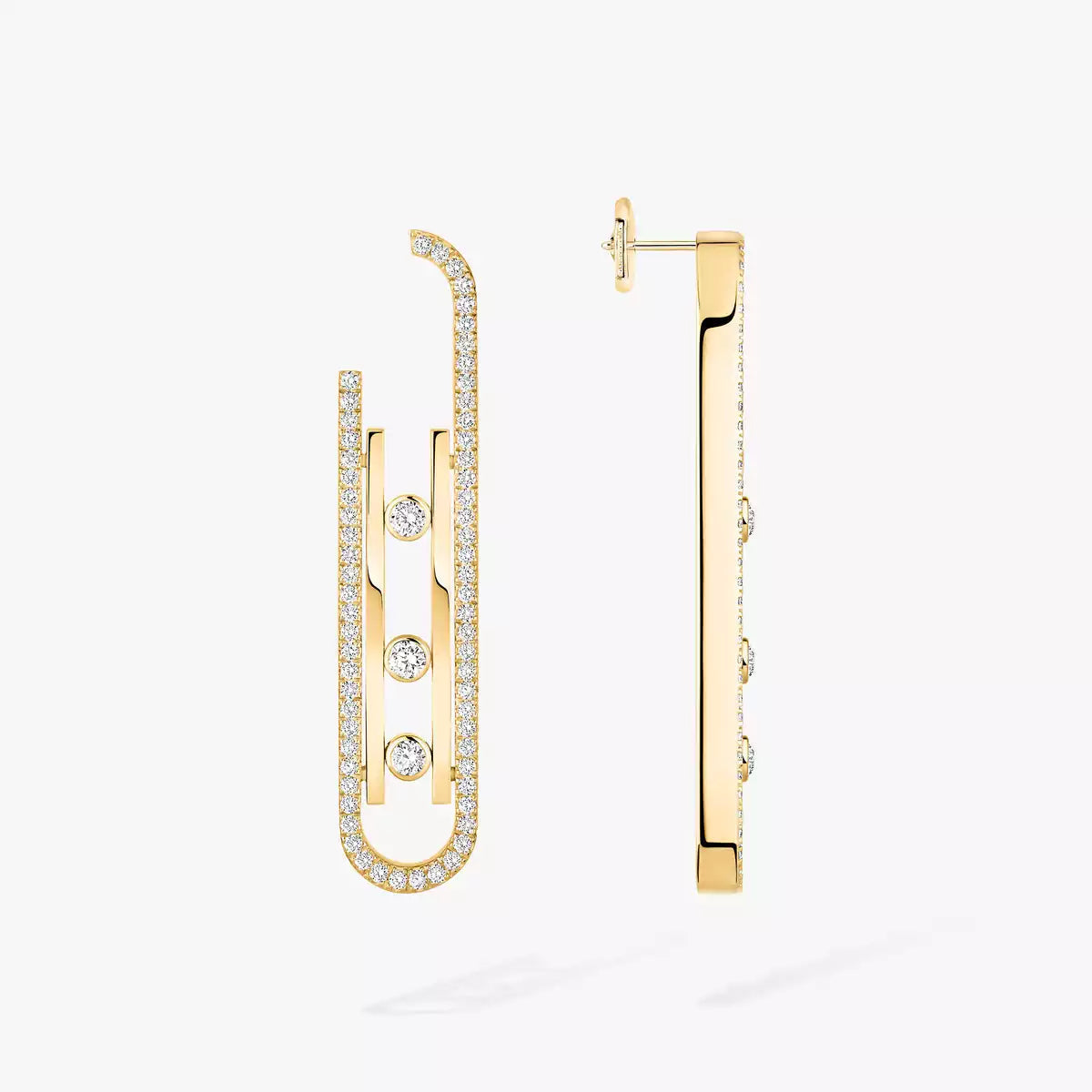 [Ornora Jewelry]Diamond Pendant Earrings Move 10Th