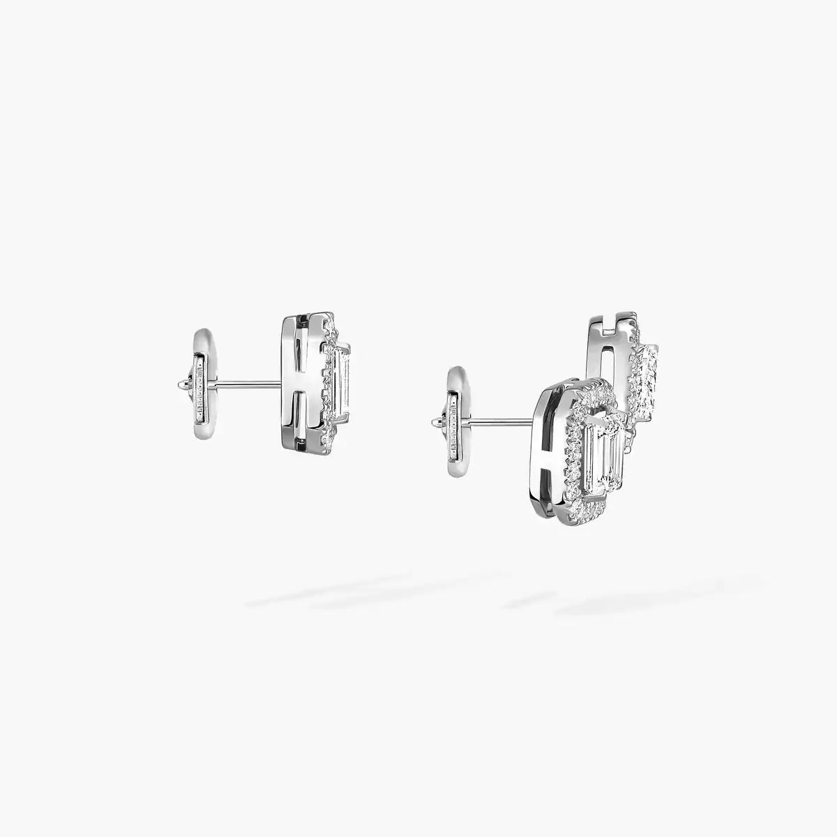 [Ornora Jewelry]Diamond Earrings 0,10ct My Twin 1+2