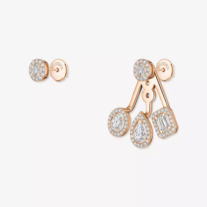 [Ornora Jewelry] My Twin Trio  Diamond Earrings