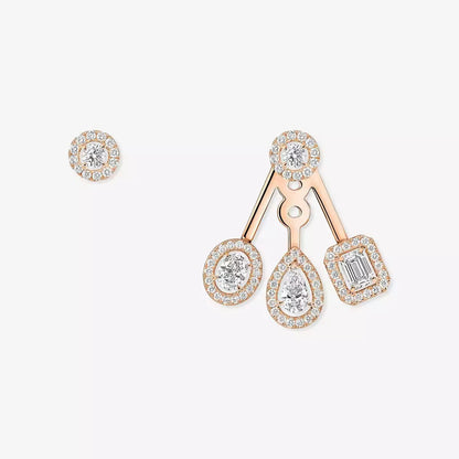 [Ornora Jewelry] My Twin Trio  Diamond Earrings