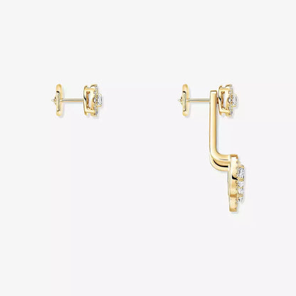 [Ornora Jewelry] My Twin Trio  Diamond Earrings