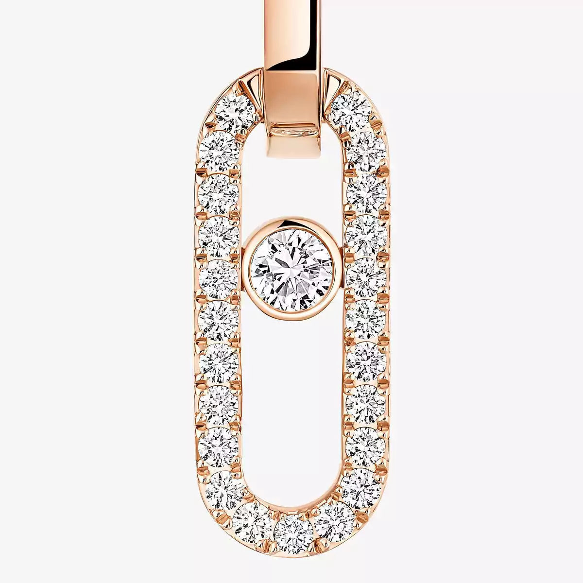 [Ornora Jewelry]Move Link Diamond Earrings