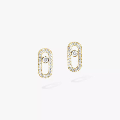 [Ornora Jewelry]Move Uno Diamond Earrings