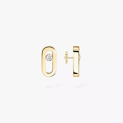 [Ornora Jewelry]Move Uno Diamond Stud Earrings