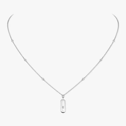 [Ornora Jewelry] Move Uno Gold Diamond Long Necklace