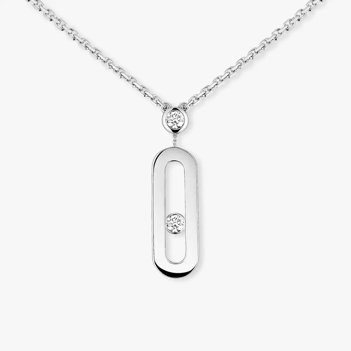 [Ornora Jewelry] Move Uno Gold Diamond Long Necklace