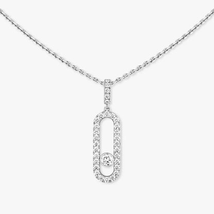 [Ornora Jewelry]Move Uno Diamond Necklace in Rose Gold